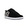 Sneaker DC SHOES "Court Graffik", Gr. 5,5(36,5), schwarz-weiß (schwarz, weiß print), 55.99% Leder, 43.71% Synthetikmaterial, 0.3% TPU, Schuhe