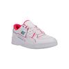 Sneaker DC SHOES "Construct", Gr. 5(36), weiß, crazy pink, blau, 54.6% Leder, 20.9% Synthetikmaterial, 25.5% Polyester, Schuhe