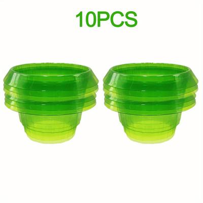 TEMU 10/20 Garden Cloches - Plastic Plant Covers For Slug Snail Protection, Non-toxic Plant Collars For Garden Planter Protection Image