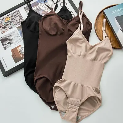 Plus Size Bodysuit Shapewear Damen Bauchkontrolle Sculpting Bodysuit Body Shaping Einteilige Unterwäsche Schlankheits-Shapewear