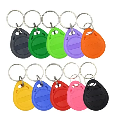 10/20 Stück 125 kHz schreibgeschützte RFID TK4100 EM4100 Proximity Keyfobs Smart Secure Door Entry Access Control ID Schlüsselanhänger Token Schlüsselanhänger