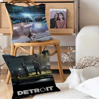Spiel D-Detroit-Become H-Human personalisierte Kissenbezug Kinder Schlafzimmer Wild Party Dekor Image