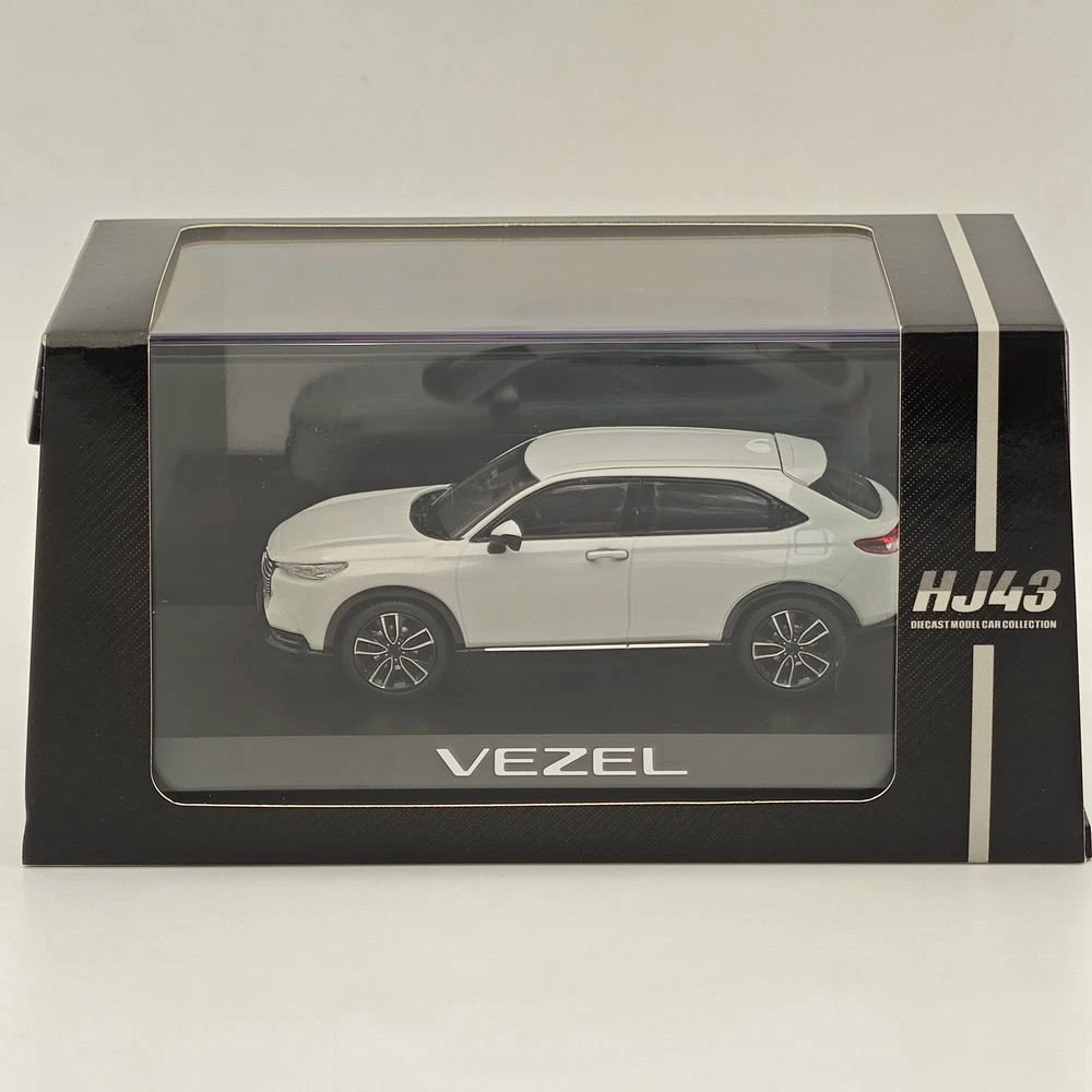 Hobby Japan 1/43 VEZEL e:HEV Z Premium Sunlight White HJ432002 Serie Druckguss-Modellauto Miniatur Limited Collection Auto Geschenk