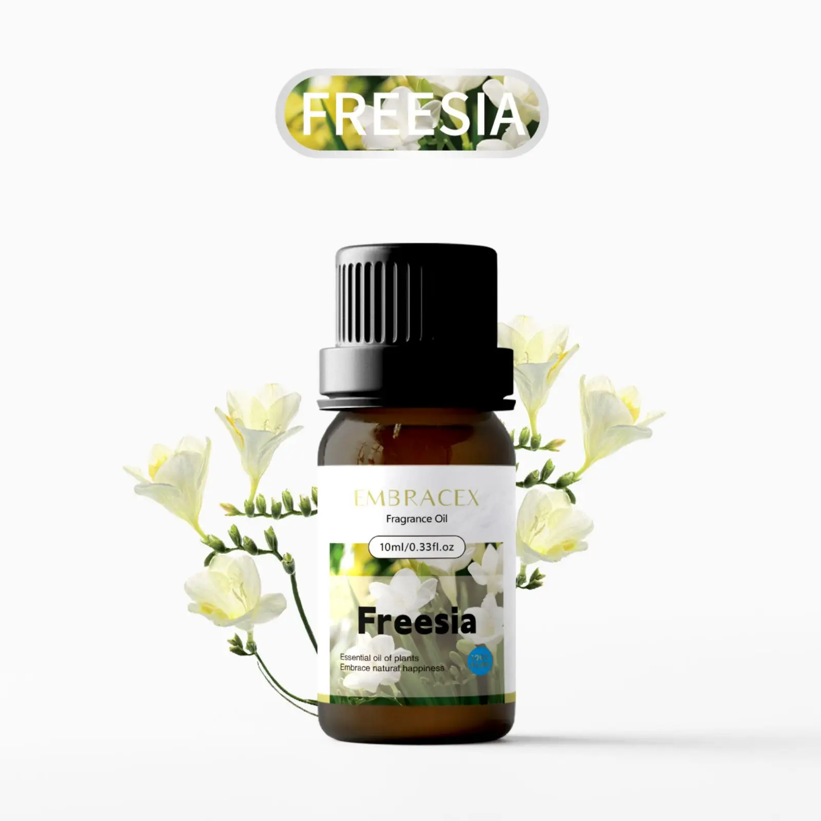 10 ml Freesien ätherische Öle Blumenparfüm Auto Geschenke Damenparfums ätherisches Öl Auto Aroma Diffusor Auto Lufterfrischer Image