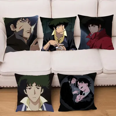 1pc Cowboy Bebop Anime Kissen Fall Platz Schlafzimmer Sofa Freizeit Komfort Kissen Auto Wohnzimmer Image