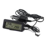 Diluopei 12V Car Digital Lcd Display Thermometer Inside Outside Temperature Meter