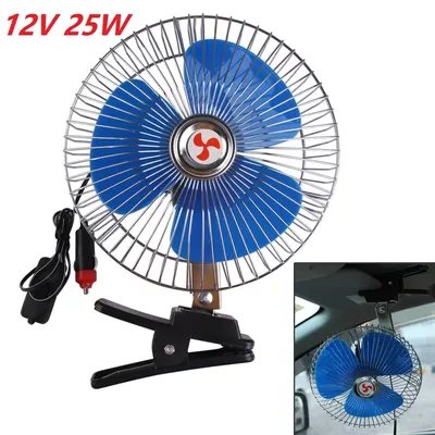 12V 25W Convenience Celling Fan for Car Portable Cooling Appliances Suitable for Car Living Room Desktop Small Ceiling Fan