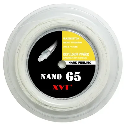 XVT NANO 65 Hard feeling 200 meters badminton string / badminton racket string
