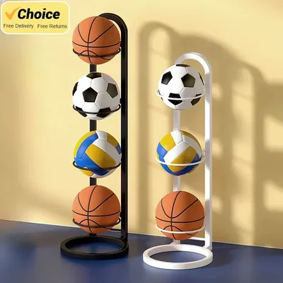 2/3/4/5Layers Basketball Storage Rack Indoor Children Balls Placed Rack Football Volleyball