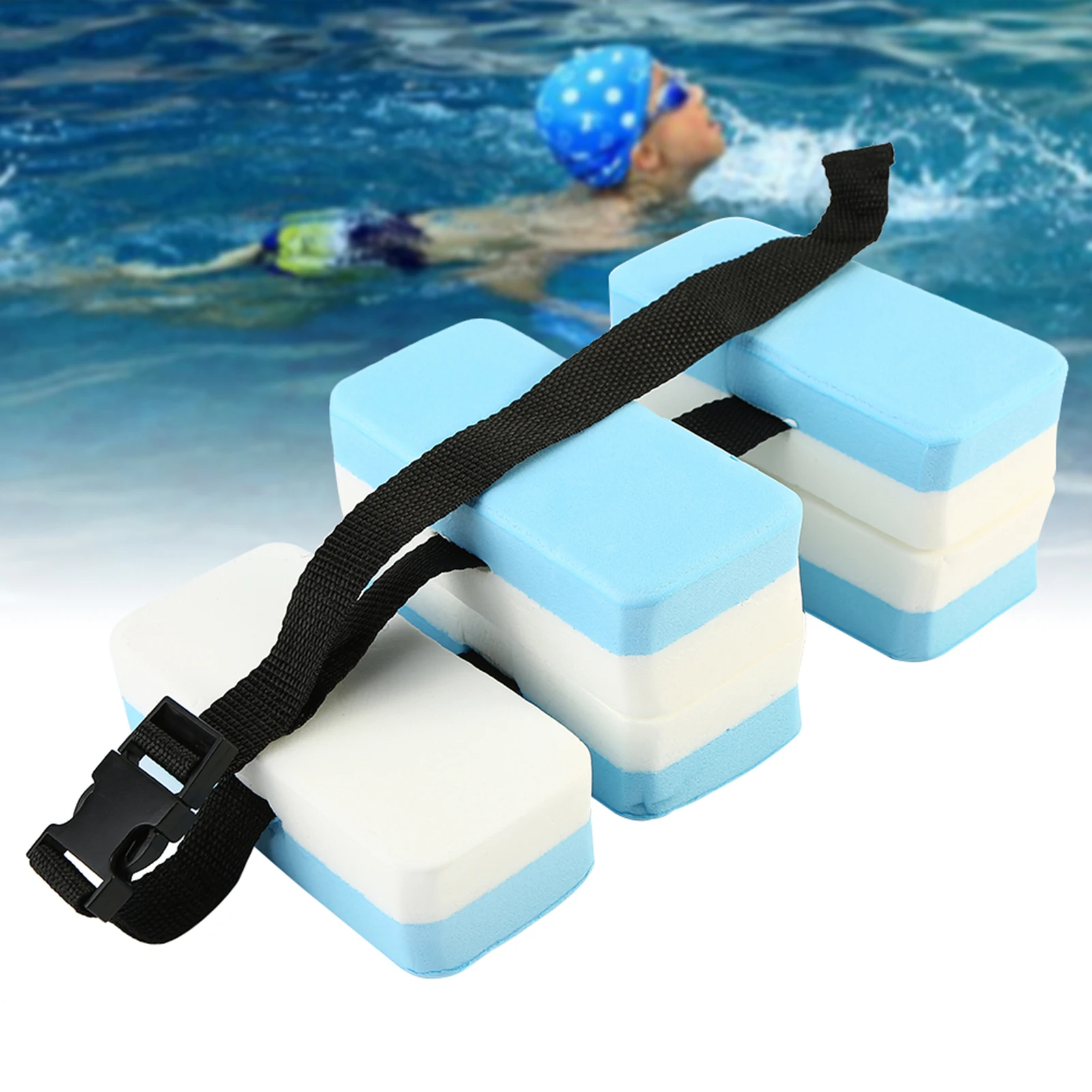 EVA Auxiliary Aquatic Exercise Kids Swimming Training Aid Support Belt Buoyancy Safety Board Flotation Belt Swim Belt Swim Belts