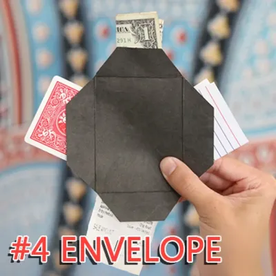 Close up Magic Tricks Number 4 Envelope by Blake Vogt (Gimmicks and Online Instructions) Mentalism