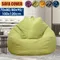 Lazy Sofa Cover Solid Chair Covers Without Filler Linen Cloth Lounger Seat Bean Bag Pouf Puff Couch