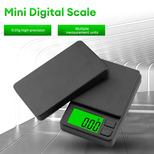 500g/0.01g Précis Électronique Bijoux Gram Échelle Mini Balance De Poche Portable Haute Précision