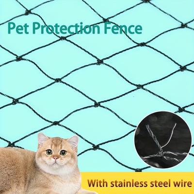 TEMU 1 Stainless Steel Anti-escape Cat Net, Pet Safety Fence, Suitable For And Windows Image
