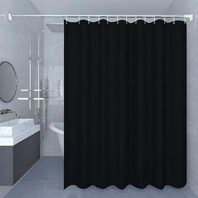 TEMU 1pc Shower Curtain To Enhance Your Bathroom Decoration, Shower Curtain With Ring, Durable Shower Curtain, Bathroom Partition, Room Decoration Image