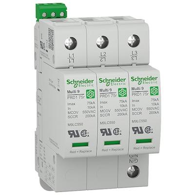 SCHNEIDER ELECTRIC M9L53480 Surge Arrester, 3 Phase, 480V, 3 Poles, 4 Wires
