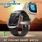 Neue Outdoor Smart Uhr 2,19 Zoll Bildschirm 350MAh Bluetooth Sprachanruf LED Taschenlampe IP68 Wasserdichte GPS Sport Tracker Smart uhr