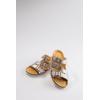Pantolette ANISTON SHOES, Damen, Gr. 36, silber, rose, metallic, Lederimitat, metallic, modisch, Schuhe, Sommerschuh, Strandschuh, Urlaubschuh, Metallic - NEUE KOLLEKTION