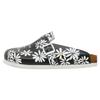 Hausschuh DOGO "Comfie Pantoletten Hausschuhe Self Love Is The Best Love Damen", Damen, Gr. 40, Normalschaft, schwarz, Lederimitat, Schuhe, Handgefertigt