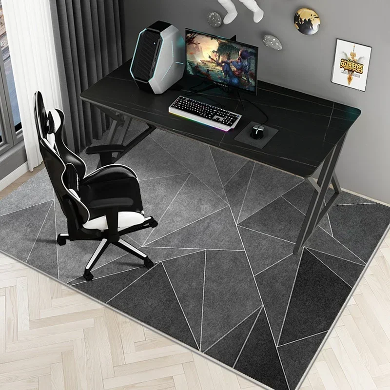 VIKAMA Einfache E-Sport Stuhl Boden Matte Studie Schreibtisch Computer Drehstuhl Teppich Schlafzimmer Boden Fuß Matte Teppich Hause dekorationTeppich