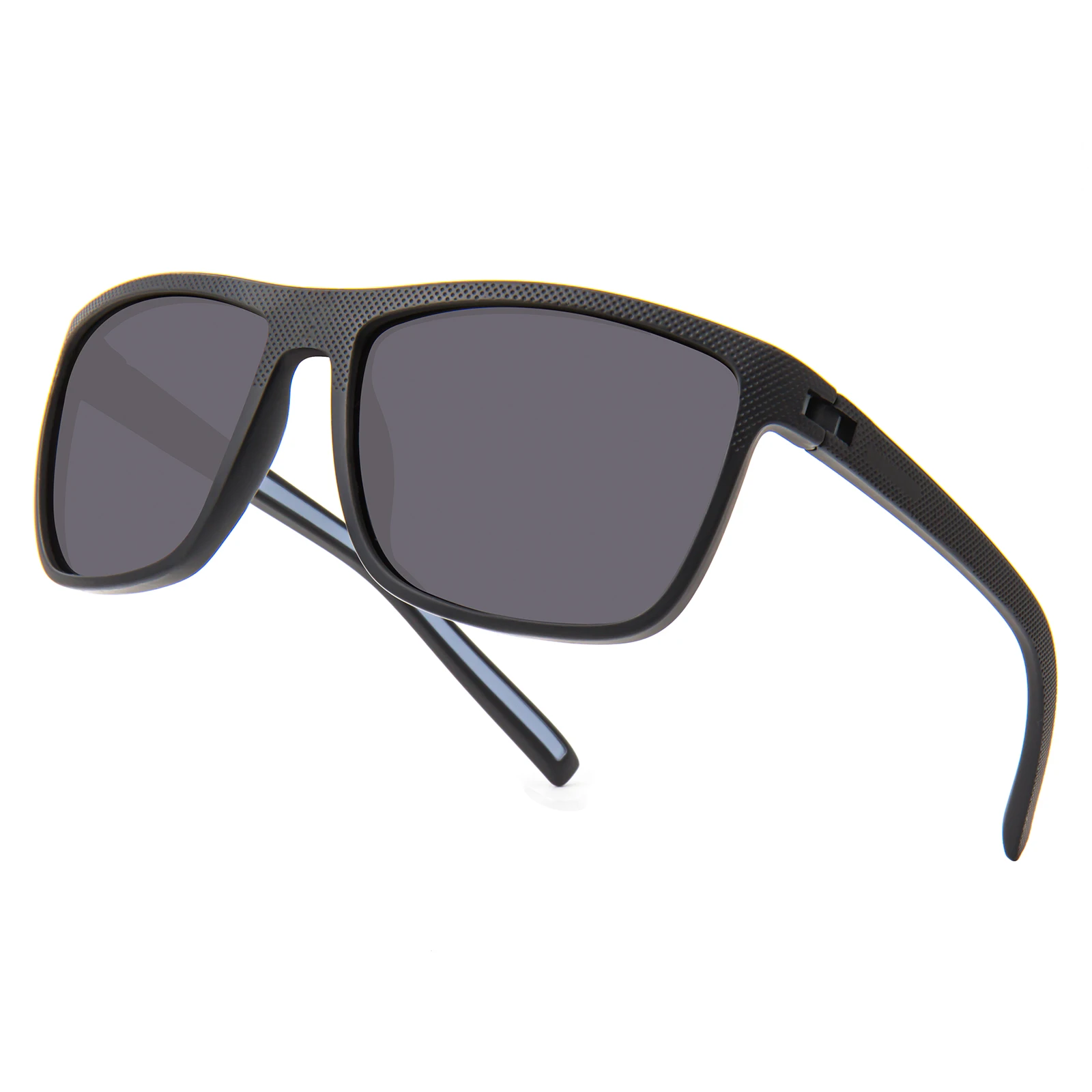 MAXJULI Polarisierte Sonnenbrille für Männer und Frauen, Sport, Fahren, Angeln, Lichtrahmen, UV400-Schutz, quadratische Sonnenbrille 8135 Image