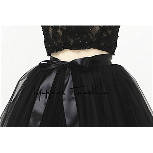 Reifrock Krinoline Tutu Unterrock 1950er Retro Vintage Kinder Mädchen Maskerade Party-Abendmode Cocktailparty Teegesellschaft Verkleiden Image