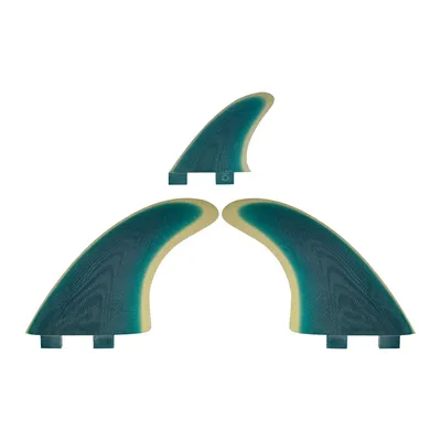 New 2+1 FCS1 3 Patchwork Color 5.15inch 5.51inch Fiberglass Surfboard Propeller Fins Can be used as