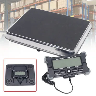 Digital Shipping and Postal Scale – 440 lbs Capacity, Stainless Steel Platform with High-Accuracy