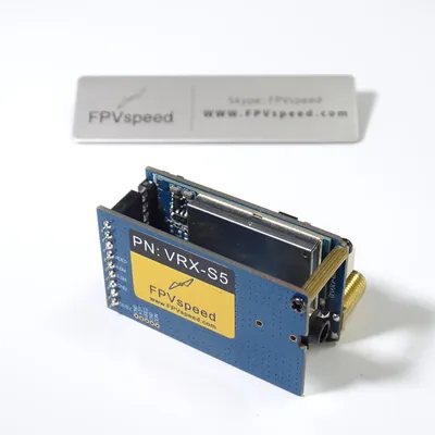 VRX 1.7GHz 1.9GHz FPVspeed VRX-S5 1.7G 1.9G 8CH FPV Image Receiver Module Audio Supported,