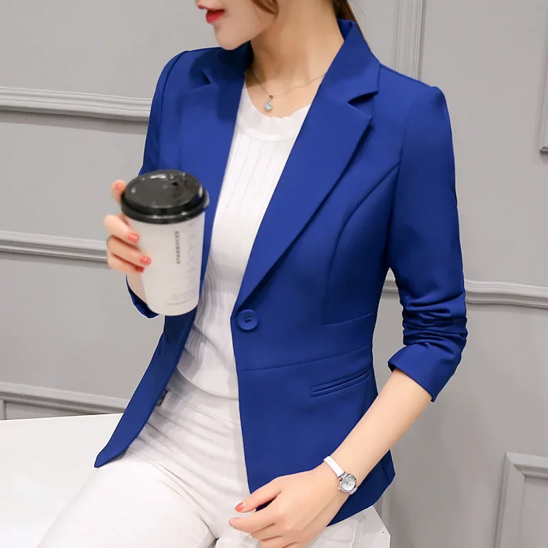 2025 Blazer da donna, giacca con tasca blazer, giacca slim fit, giacca da ufficio da donna in stile coreano a maniche lunghe, blazer traf tangada