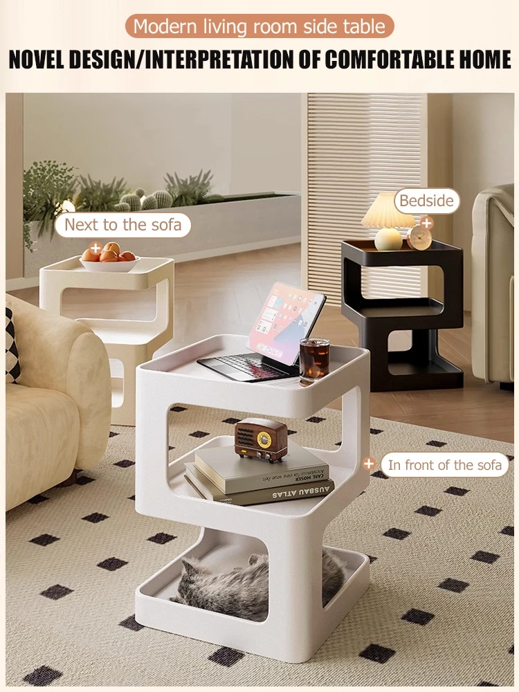 Table basse de chevet moderne, meubles de salon, table d