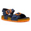 Sandale GEOX "J GHITA BOY", Kinder, Gr. 27, blau (navy, orange), Synthetik, casual, Schuhe, Sommerschuh, Schnallenschuh mit Fußbett