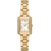 Quarzuhr MICHAEL KORS "PETITE EMERY", gold (goldfarben), Armbanduhren, Damen, Armbanduhr, Damenuhr, Edelstahlarmband, Ideal auch als Geschenk