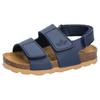 Pantolette LICO "Pantolette Bioline Jax", Gr. 22, blau, Synthetik, Schuhe