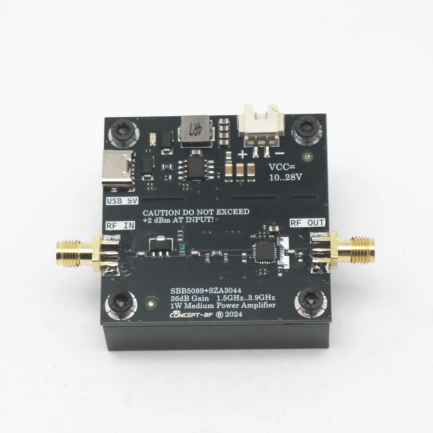 SBB5089 SZA3044 1.5Ghz ~ 3.9Ghz 1W PA RF Leistungsverstärker 36dB Gewinn Breitband Treiber Radio 2.4G Transmitter GPS WIFI 2.4Ghz Lora Image