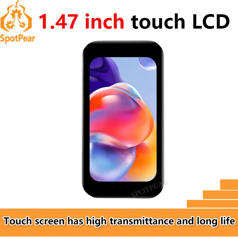 Waveshare 1,47 Zoll Touch LCD 1,47 Zoll LCD AXS5106L TouchScreen JD9853 Display 172x320 für Arduino/Raspberry Pi/Pico/ESP32 Image