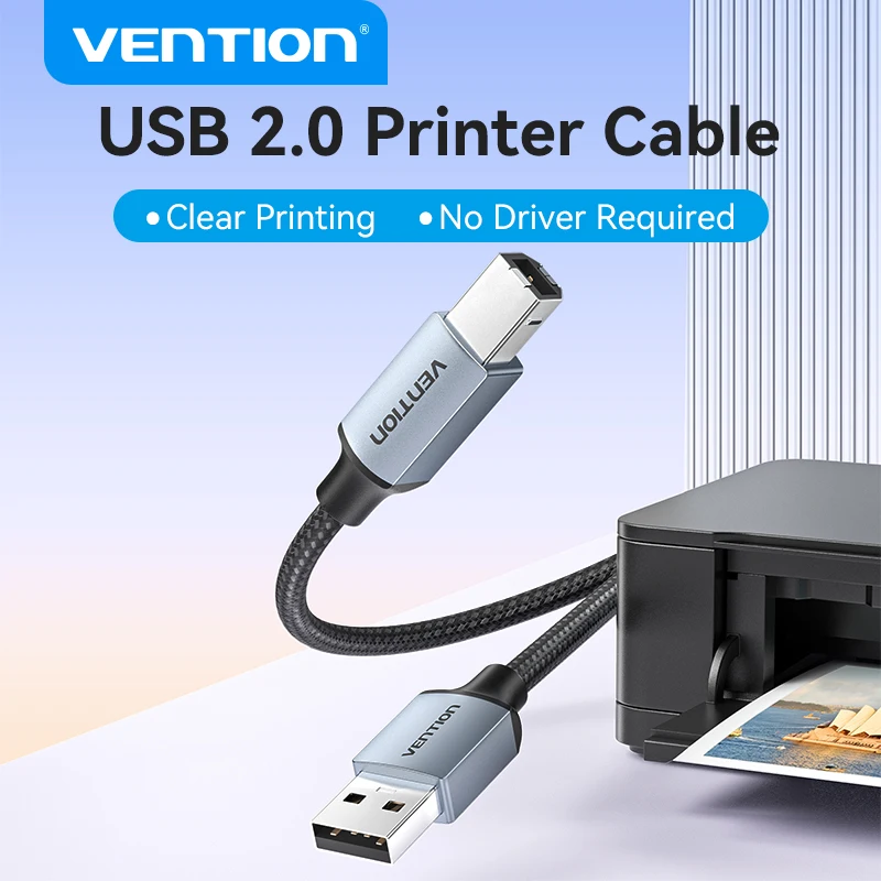 Intervention USB-Drucker Kabel USB Typ B Stecker zu einem Stecker USB 2,0 Kabel für Canon Epson HP Zjiang Etiketten drucker DAC USB-Drucker Image