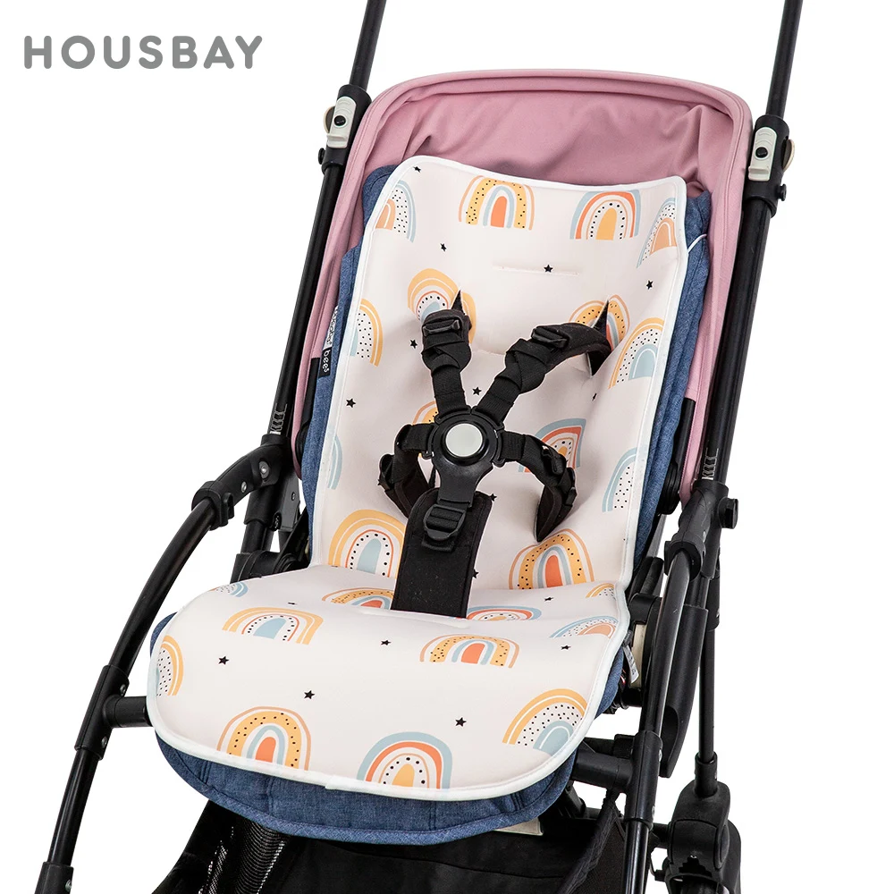 Sommer cool Kinderwagen Kissen Universal Baby Autos itz Polsterung atmungsaktives Netz 1,5 cm Dicke Matratze Kinderwagen Zubehör Image
