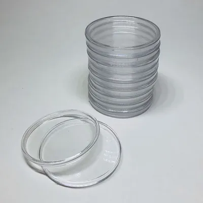 100Pcs Clear Coin Capsules Storage Display Case Inner Diameter 40mm Coins Storage Capsules