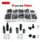 250 pz/scatola M3 Nero di Plastica Nylon Isolato Hex Standoff Esagonale Pilastro Distanziatore Colonna Vite Dado Mix Dimensioni Assortimento Kit Set