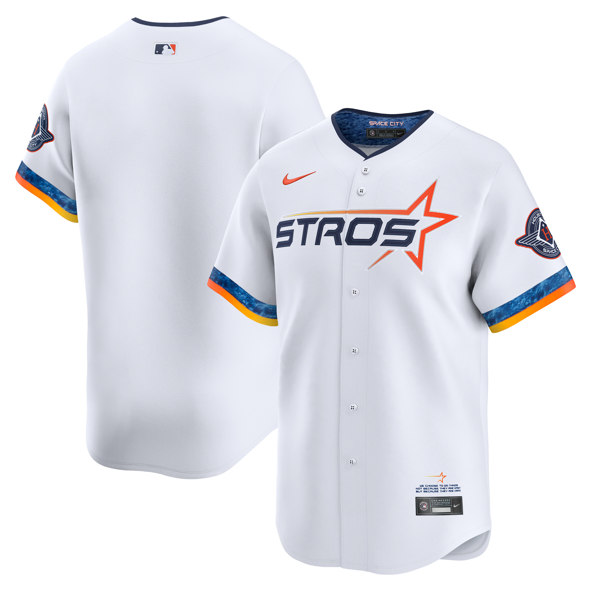 Houston Astros Nike MLB City Connect Limited Herrentrikot Image