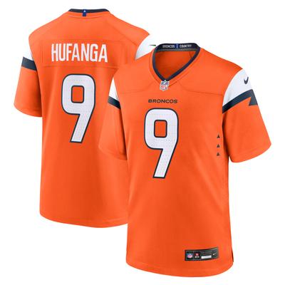 Denver Broncos Nike Game Heimtrikot - Orange - Talanoa Hufanga - Herren Image