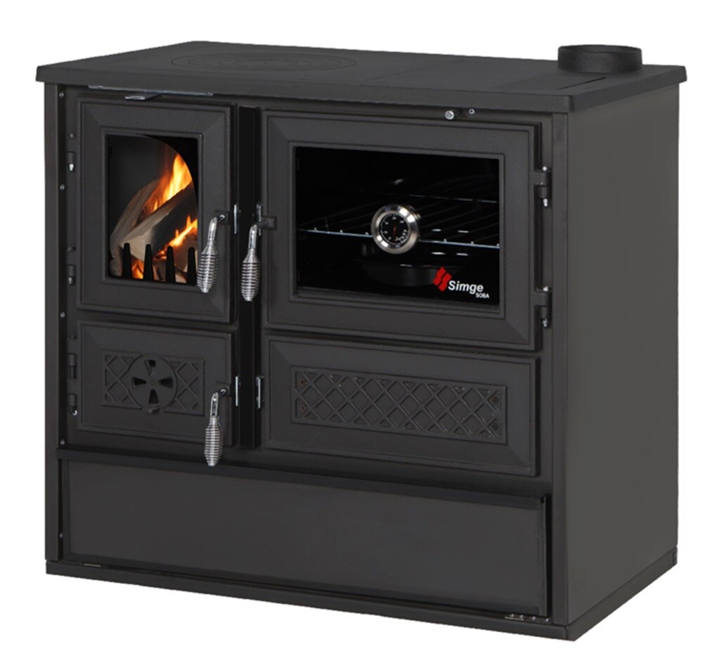 EEK A Küchenofen Holzherd 802 - BELLA schwarz - 9,12 kW Image