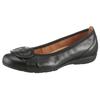 Ballerina GABOR, Damen, Gr. 36, schwarz, Nappaleder, unifarben, modisch, Schuhe, flache Schuhe, Slipper mit Hovercraft Luftkammern-Laufsohle