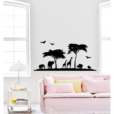 Safari Nursery Wall Decal Nature Wall Decor.