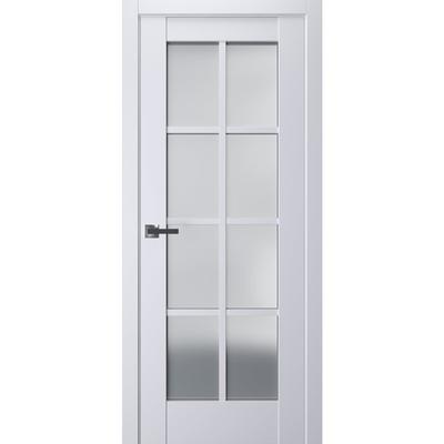 Interior Solid French Pre-Hung Door Frosted Glass