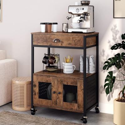 Coffee Cart with Storage - 14.2