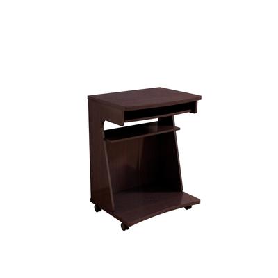 Utility Cart Kitchen Cart Computer Cart One Gliding Shelf Two Shelves Rounded Corners Mobile On Rolling Castor Wheels