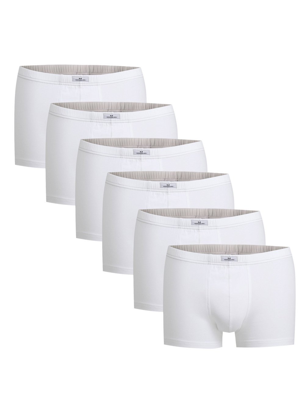 GÖTZBURG Boxershort 6er Pack Herren weiß, M Image