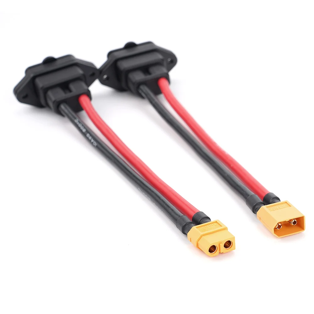 Auto Ladekabel Stecker Stecker Buchse xt60 bis 3-polige Steckdose xt60 Batterie neue Energie E-Bike Ladekabel Image